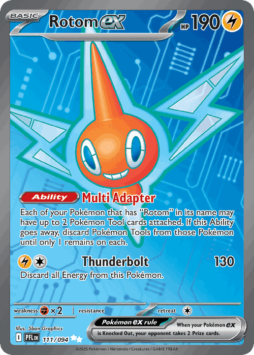 Rotom ex 111, Phantasmal Flames