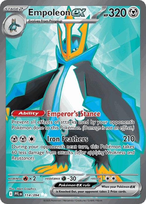 Empoleon ex 114, Phantasmal Flames