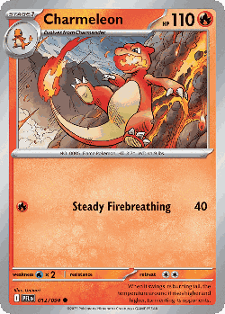Charmeleon Pokémon TCG card art