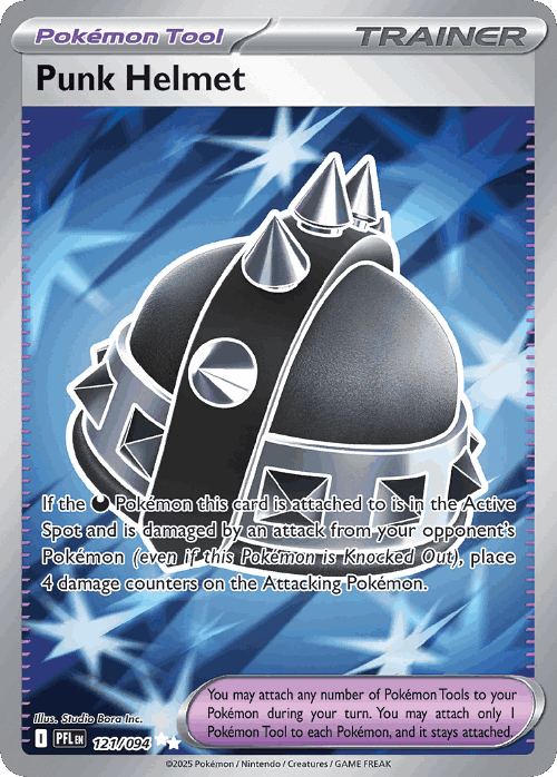 Punk Helmet #121 from Phantasmal Flames - Ultra Rare - Illustrated by Studio Bora Inc.