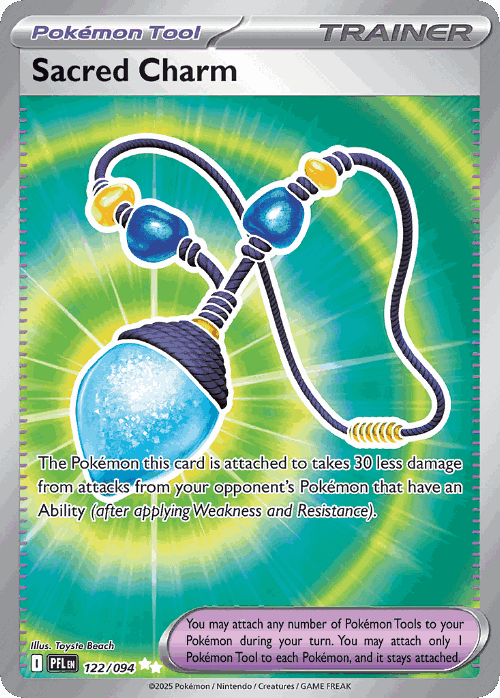 Sacred Charm #122 from Phantasmal Flames - Ultra Rare - Illustrated by Toyste Beach