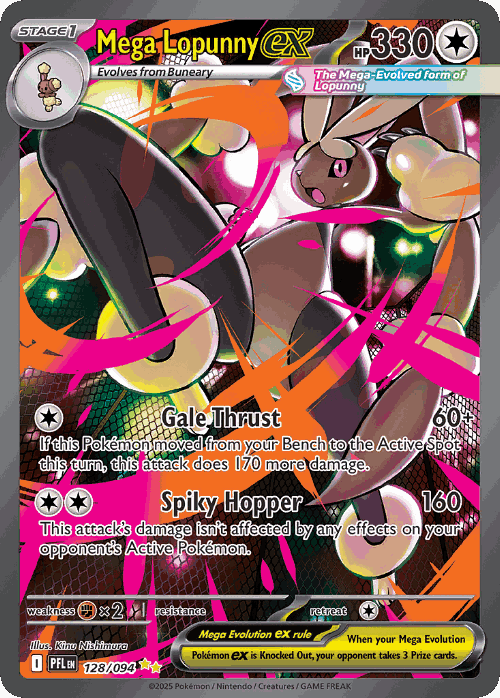 Mega Lopunny ex 128, Phantasmal Flames