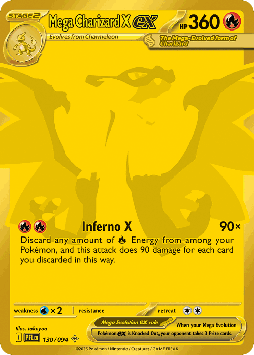 Mega Charizard X ex 130, Phantasmal Flames