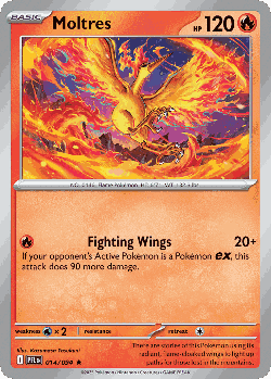 Moltres Pokémon TCG card art