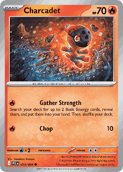 Charcadet Pokémon TCG card art