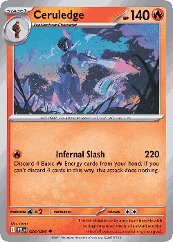 Ceruledge Pokémon TCG card art