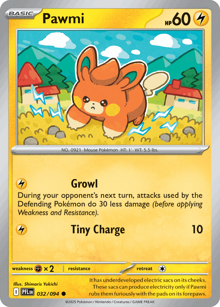Pawmi #32 from Phantasmal Flames - Common - Illustrated by Shimaris Yukichi