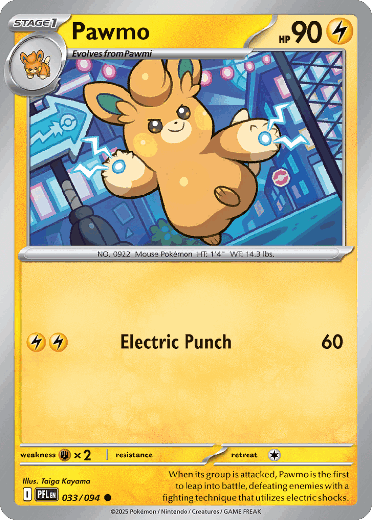 Pawmo #33 from Phantasmal Flames - Common - Illustrated by Taiga Kayama