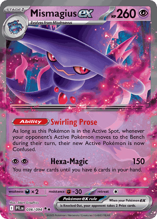 Mismagius ex 36, Phantasmal Flames