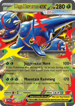 Mega Heracross ex Pokémon TCG card art
