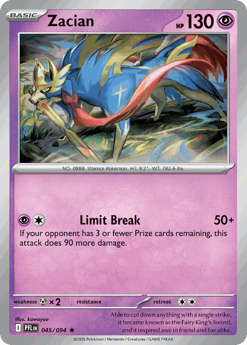 Zacian 45, Phantasmal Flames