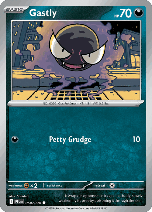 Gastly 54, Phantasmal Flames
