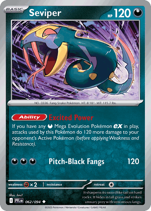 Seviper 62, Phantasmal Flames