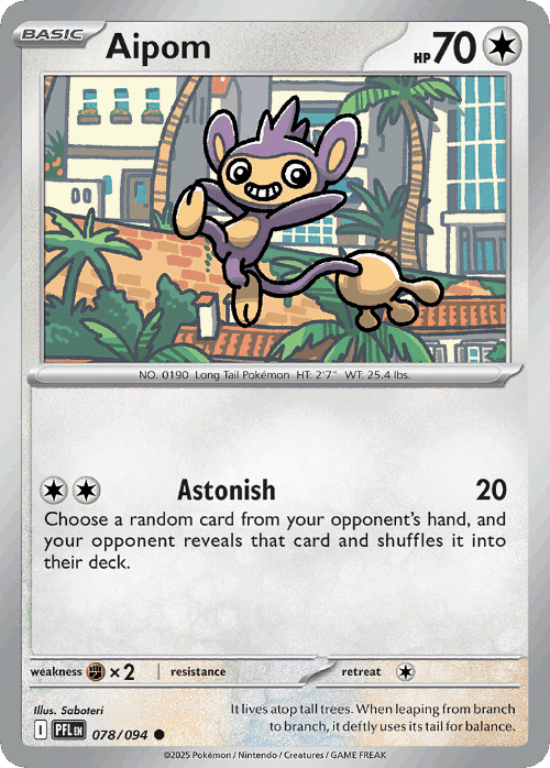Aipom 78, Phantasmal Flames