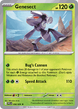 Genesect Pokémon TCG card art