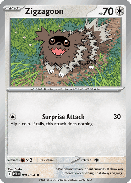 Zigzagoon 81, Phantasmal Flames