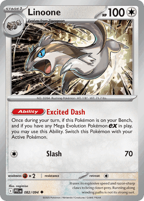 Linoone 82, Phantasmal Flames