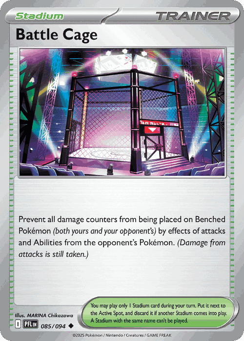 Battle Cage #85 from Phantasmal Flames - Uncommon - Illustrated by MARINA Chikazawa