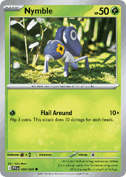 Nymble Pokémon TCG card art