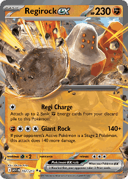 Regirock ex 107, Ascended Heroes