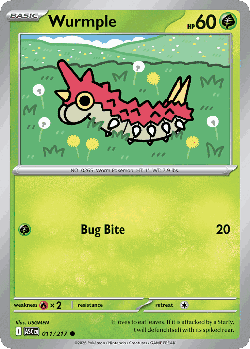 Wurmple Pokémon TCG card art