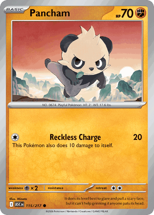 Pancham 115, Ascended Heroes