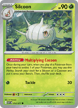Silcoon Pokémon TCG card art