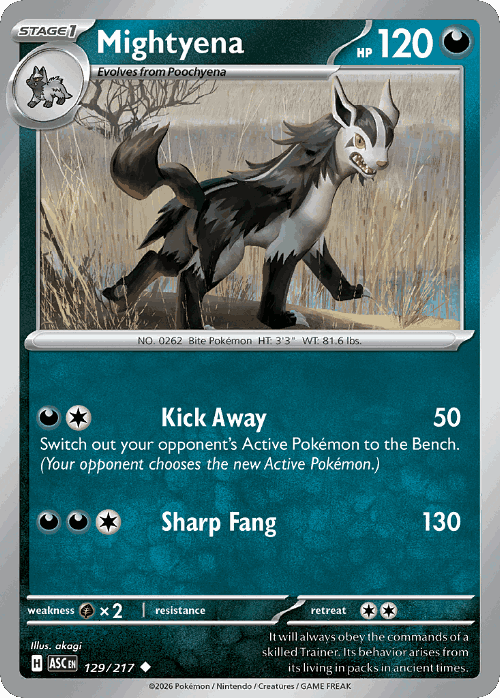 Mightyena 129, Ascended Heroes