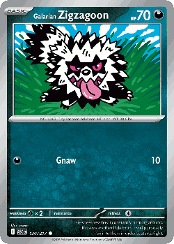 Galarian Zigzagoon 130, Ascended Heroes