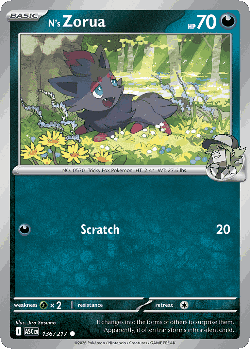 N's Zorua 136, Ascended Heroes
