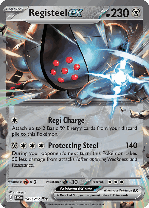 Registeel ex 145, Ascended Heroes