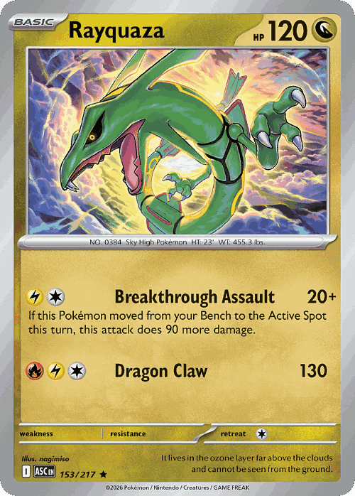Rayquaza 153, Ascended Heroes