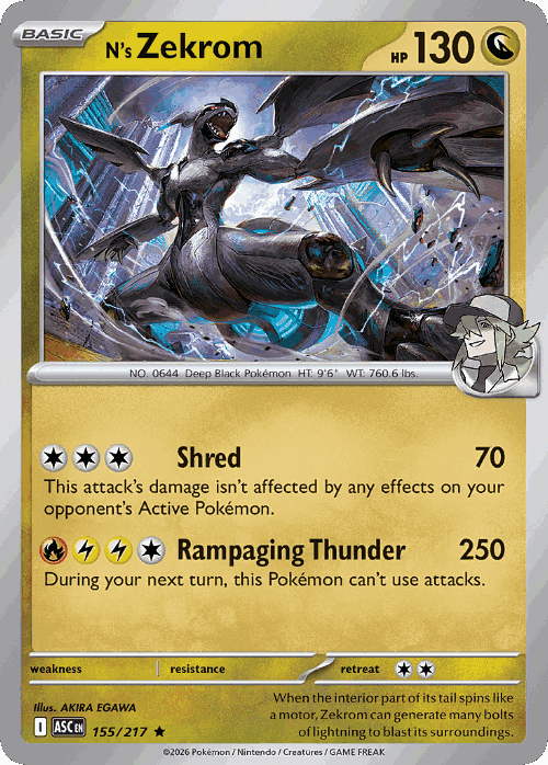 N's Zekrom 155, Ascended Heroes