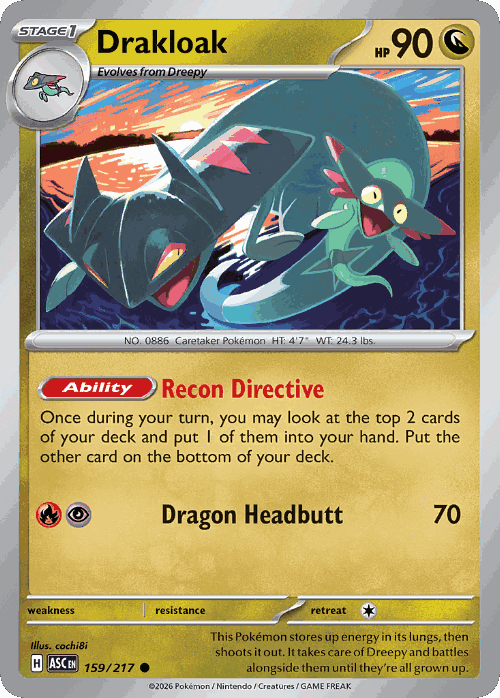 Drakloak 159, Ascended Heroes