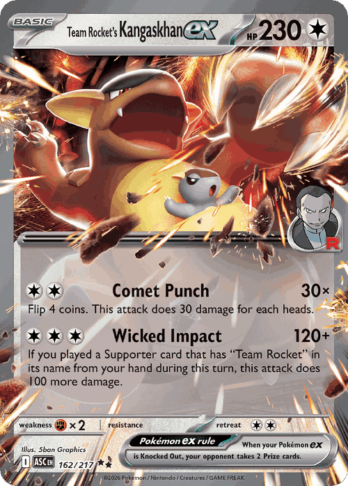 Team Rocket's Kangaskhan ex 162, Ascended Heroes