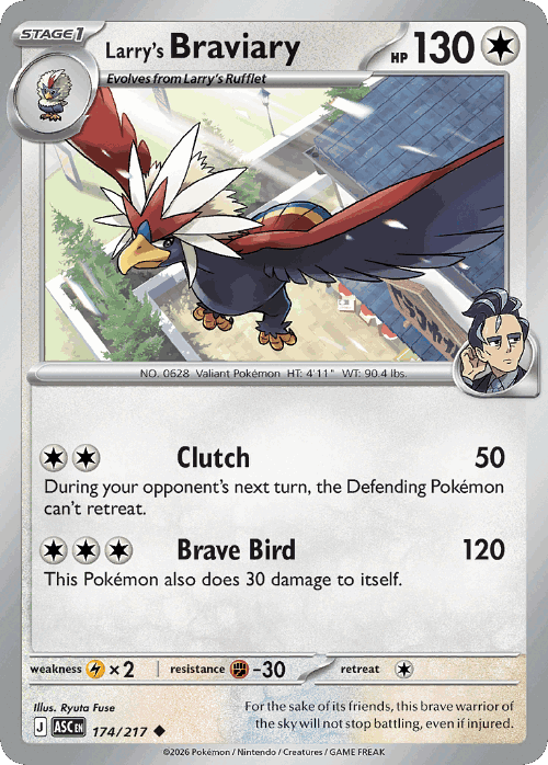 Larry's Braviary 174, Ascended Heroes