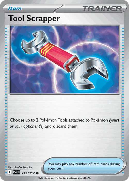 Tool Scrapper #212 from Ascended Heroes - Common - Illustrated by Studio Bora Inc.
