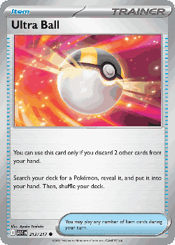 Ultra Ball Pokémon TCG card art