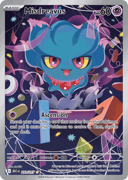 Misdreavus 233, Ascended Heroes
