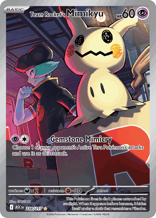 Team Rocket's Mimikyu 238, Ascended Heroes