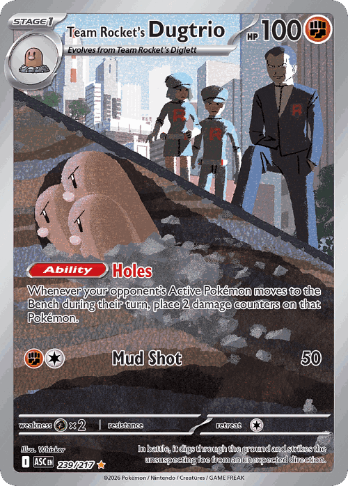 Team Rocket's Dugtrio 239, Ascended Heroes