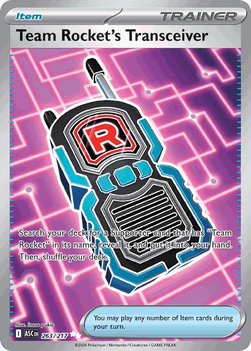 Team Rocket's Transceiver 263, Ascended Heroes