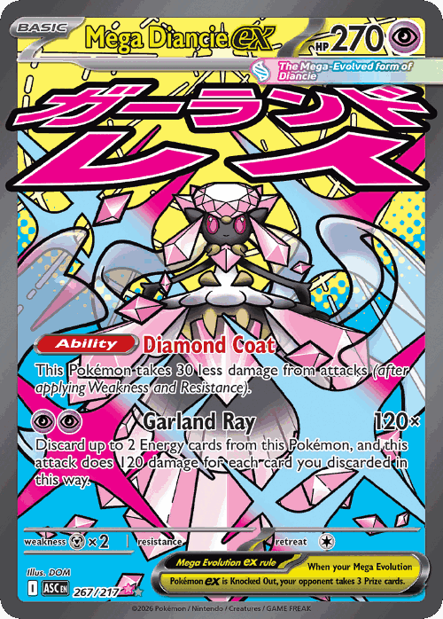 Mega Diancie ex 267, Ascended Heroes