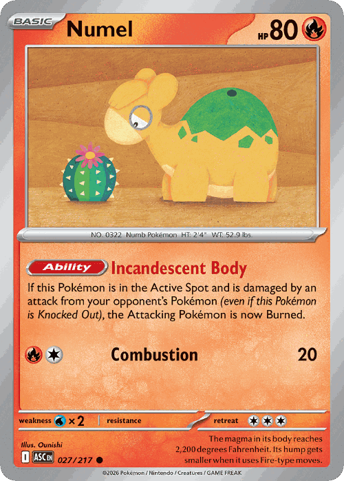 Numel 27, Ascended Heroes