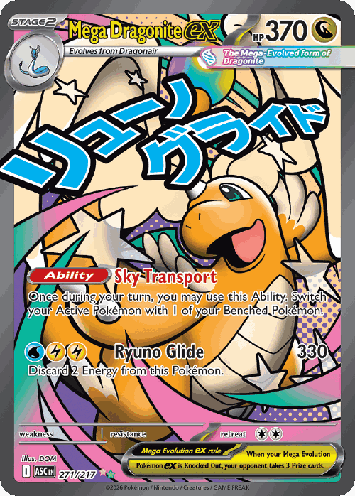 Mega Dragonite ex 271, Ascended Heroes