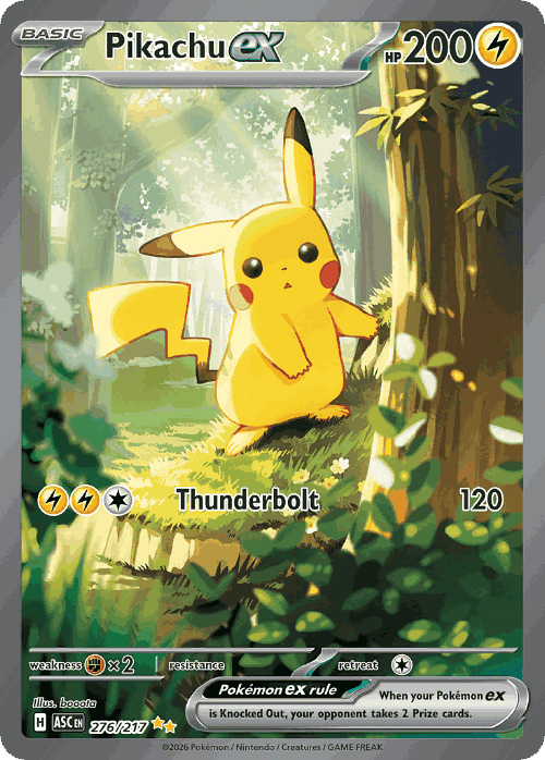 Pikachu ex 276, Ascended Heroes