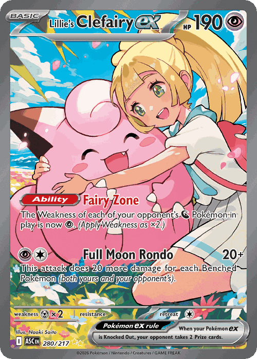 Lillie's Clefairy ex 280, Ascended Heroes