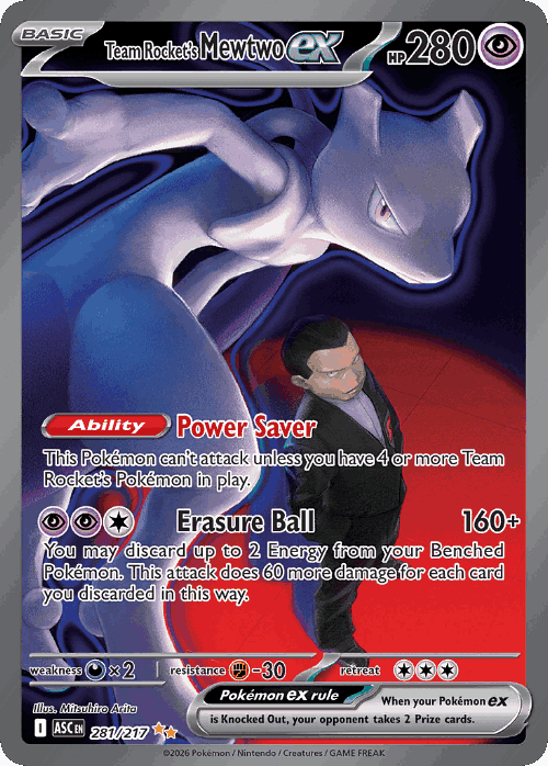 Team Rocket's Mewtwo ex 281, Ascended Heroes