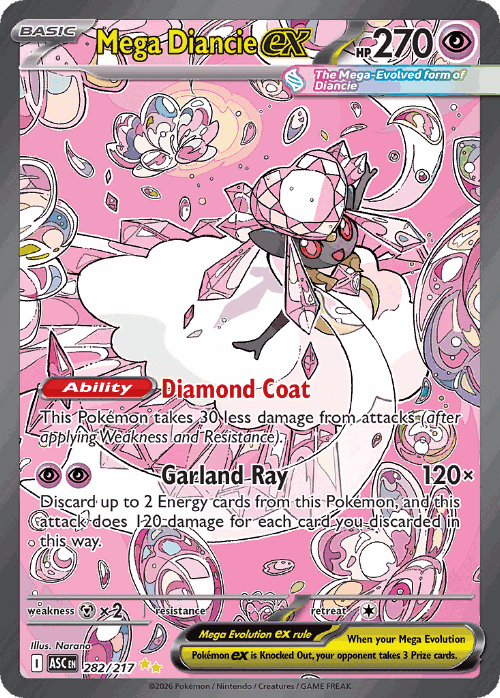 Mega Diancie ex 282, Ascended Heroes