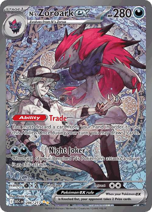 N's Zoroark ex 286, Ascended Heroes